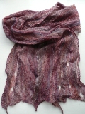purple cobweb scarf